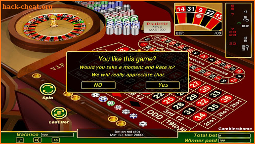 Roulette VIP screenshot