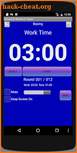 Round & Workout Timer+ screenshot