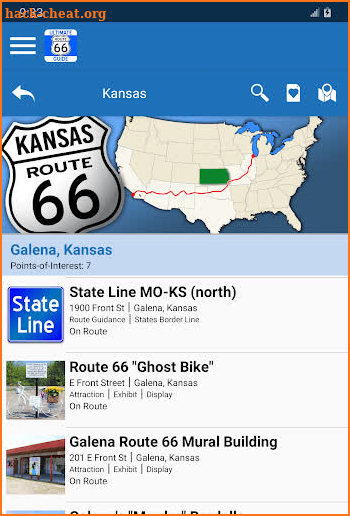 Route 66 Ultimate Guide screenshot