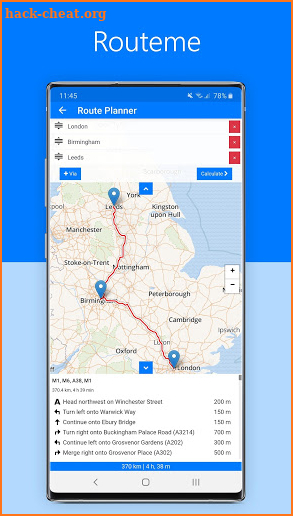 Routeme | Route Planner, Driving Directions, Maps screenshot