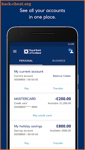 Royal Bank Mobile Banking screenshot