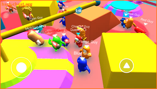 Royale Fall Guys VS Among us 3D Run Knockout screenshot