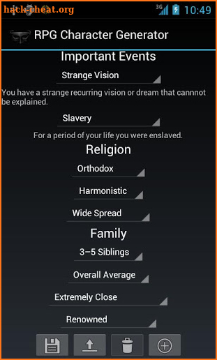 RPG Character Generator Prem. screenshot