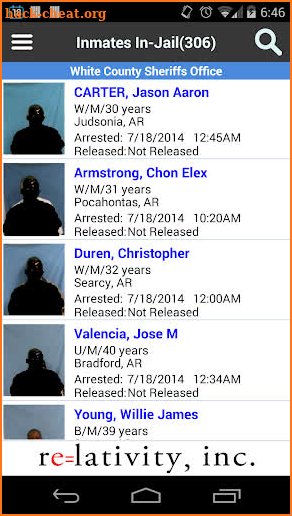 RPS-Inmate Info screenshot