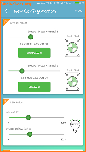 RSL10 Sense and Control screenshot