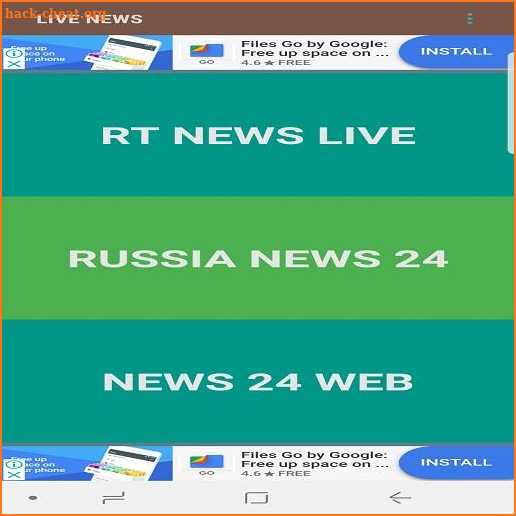 RT & RUSSIA 24 LIVE NEWS screenshot