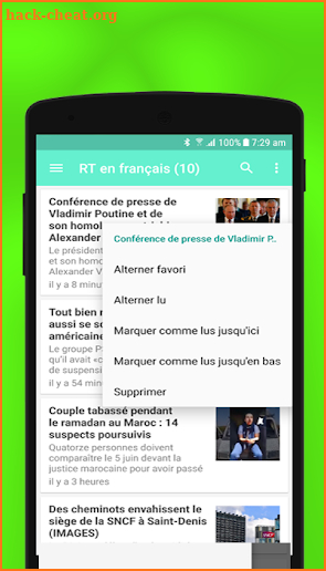 RT News ; en franais screenshot