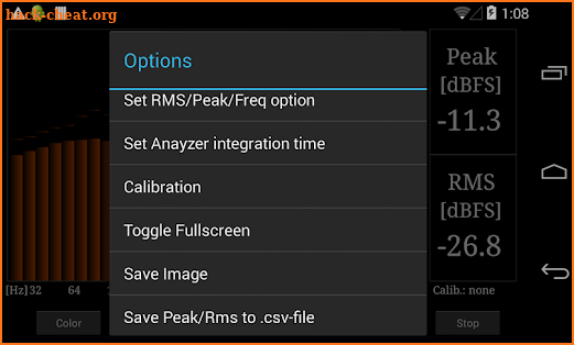 RTA Pro Analyzer screenshot