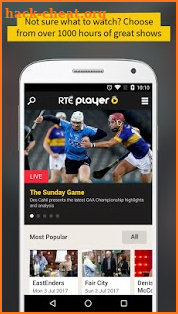 RTÉ Player screenshot