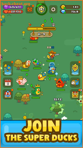 Rubber Duck: Idle Squad Game screenshot