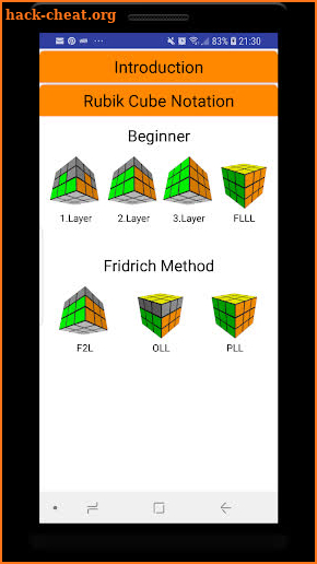 Rubik's Cube BeRubiker screenshot