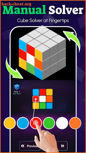 Rubik's Cube Solver: 3×3 Cube screenshot