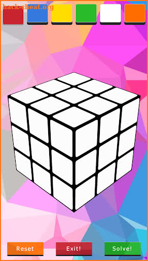 Rubiks Cube Solver 3D screenshot