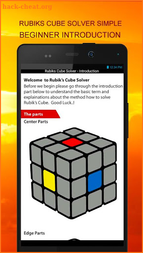 Rubiks Cube Solver Simple screenshot