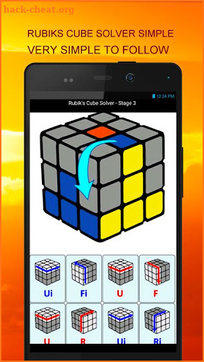 Rubiks Cube Solver Simple screenshot