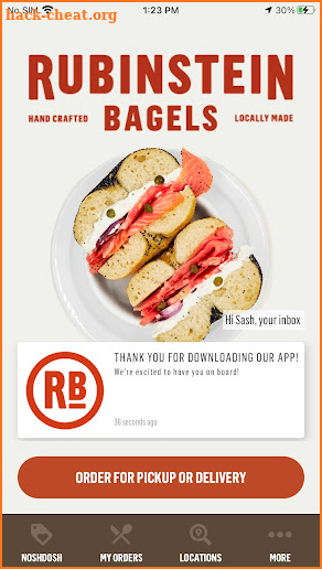 Rubinstein Bagels screenshot