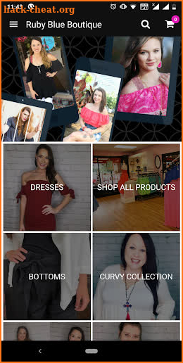 Ruby Blue Boutique screenshot