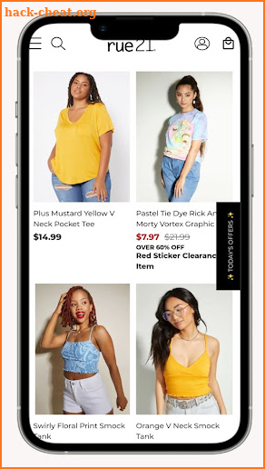 Rue 21 Shopping screenshot