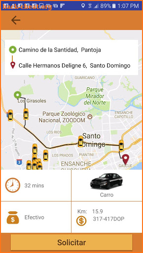 Rueda Taxi screenshot