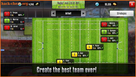 Rugby Sevens Manager screenshot