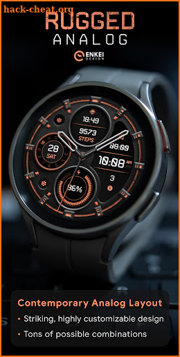 Rugged Analog - watch face screenshot