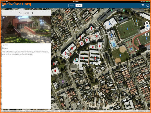 RUHS Maps screenshot