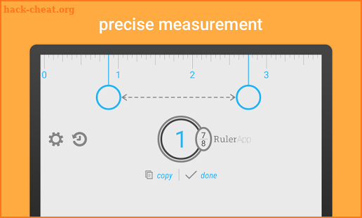 Ruler App – Measure length in inches + centimeters screenshot