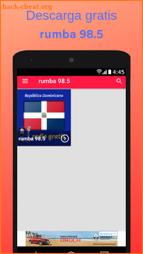 rumba 98.5 screenshot