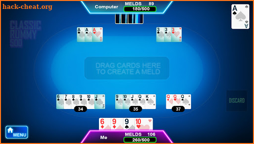 Rummy 500 Card Game screenshot