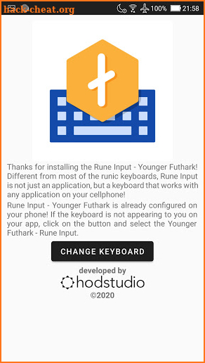 Rune Input - Younger Futhark screenshot