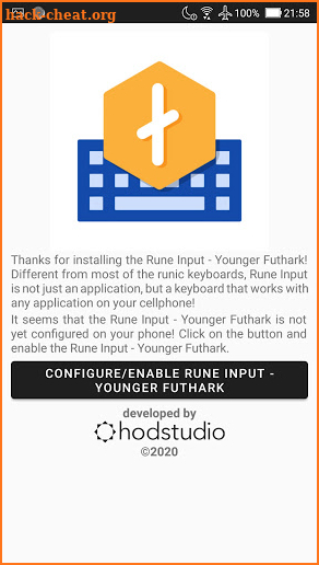 Rune Input - Younger Futhark screenshot