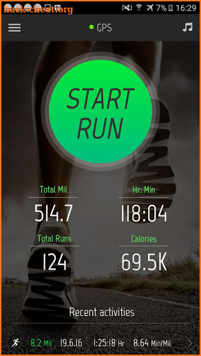 Running Distance Tracker + screenshot