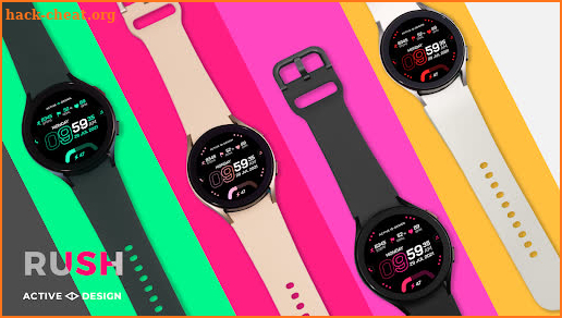 Rush: Digital Watch Face screenshot