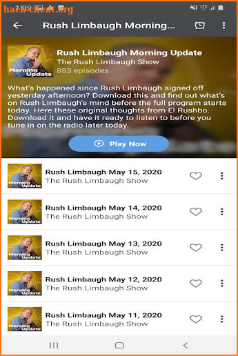 Rush Limbaugh Radio Podcast FM screenshot