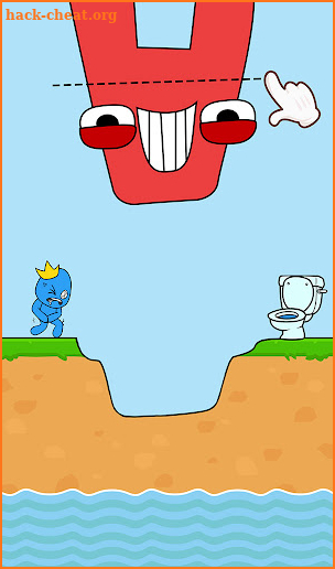 Rush to Toilet: Bridge puzzle screenshot