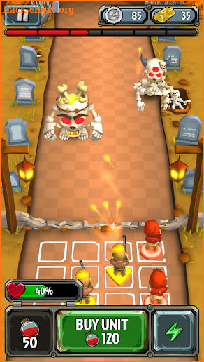 Rushero: Zombies Tower Defense screenshot