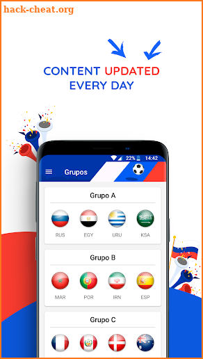 Russia 2018 World Cup: Calendar and results screenshot