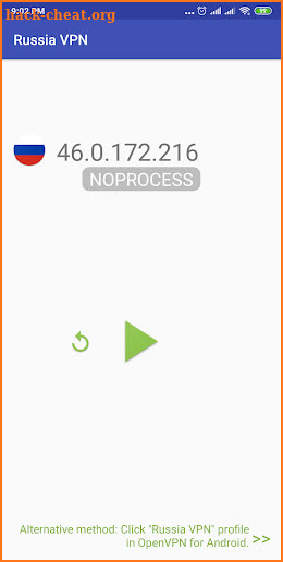 Russia VPN - Plugin for OpenVPN screenshot