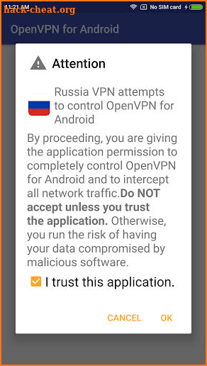 Russia VPN - Plugin for OpenVPN screenshot