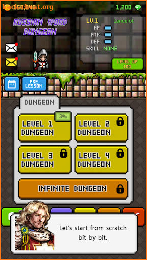 Russian Dungeon: Learn Russian screenshot