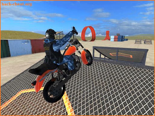 Russian Motorcycle Police Chase Game screenshot