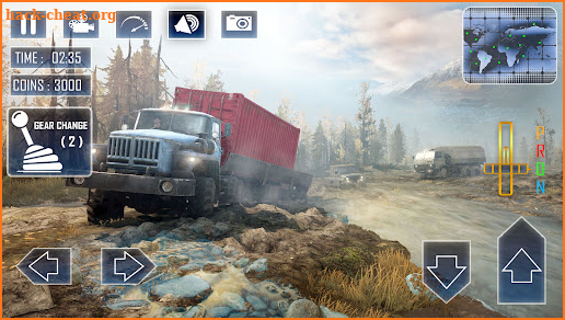 Russian Truck Driving Off Road screenshot