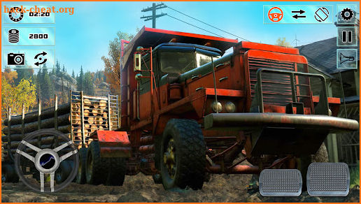 Russion Truck Driver Offroad screenshot