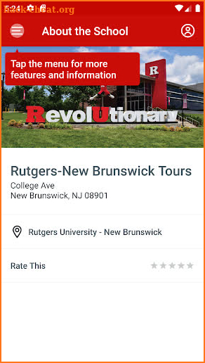 Rutgers-NB Tours screenshot