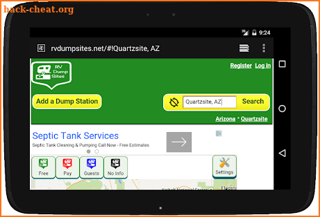 RV Dump Sites screenshot