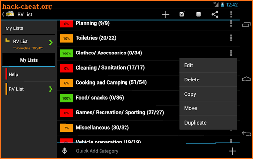 RV Trip Planner screenshot