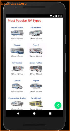 RVslist Nw & Used RV screenshot