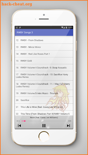 RWBY Songs 3 Offline screenshot