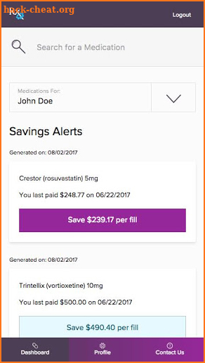 RX Savings Solutions screenshot