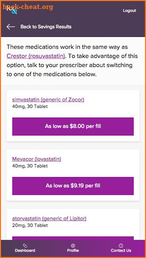 RX Savings Solutions screenshot